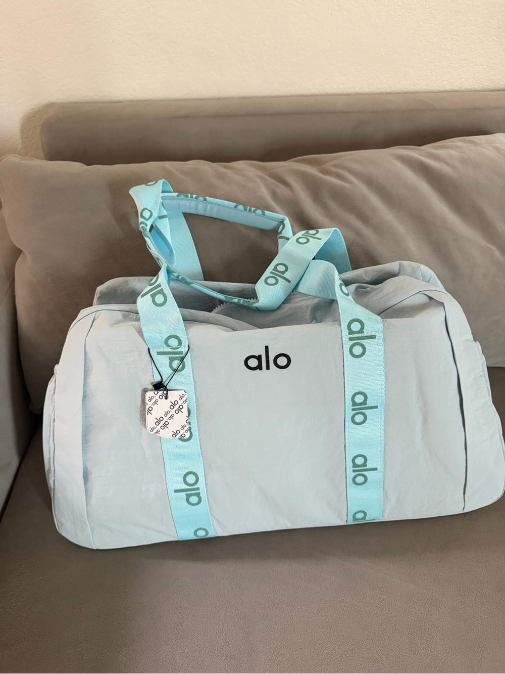 Baby light Blue duffle bag brand new